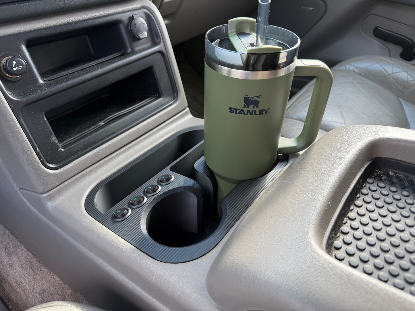 Multi Auxilary Switch Cup Holder Console Replacement/Upgrade for Chevy/GMC Trucks/SUV's - GMT800