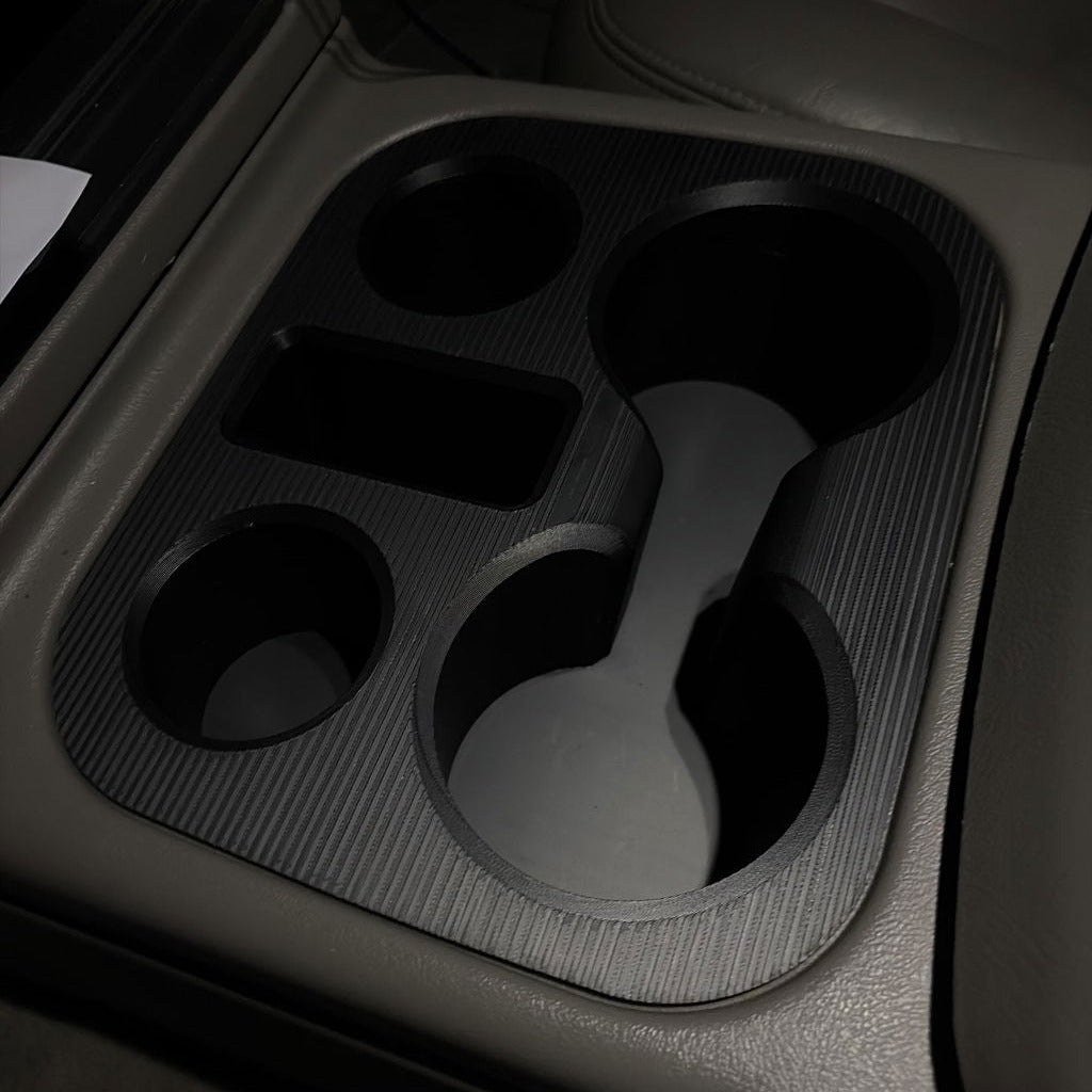 Dual Cup & Dul Slim Cup Holder Console Replacement/Upgrade for Chevy/GMC Trucks/SUV's - GMT800