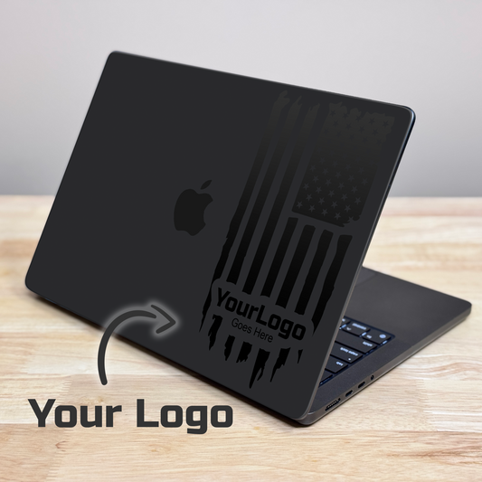 Dark Patriot - Brandable Laptop/MacBook Skin - Customizable to Fit Your Logo/Color Scheme