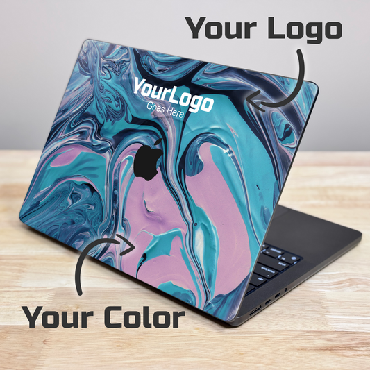 Fluid - Brandable Laptop/MacBook Skin - Customizable to Fit Your Logo/Color Scheme