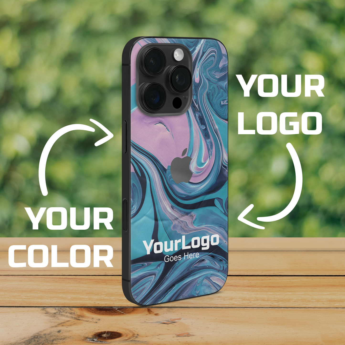 Fluid - Brandable Phone Skin - Customizable to Fit Your Logo/Color Scheme