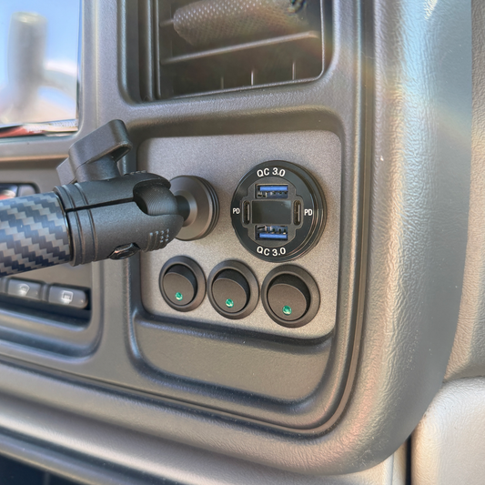 Better Dash - 2000-2006 Tahoe/Suburban/Silverado/Yukon/Sierra/GMT800 Cubby Accessory Mount Point Upgrade